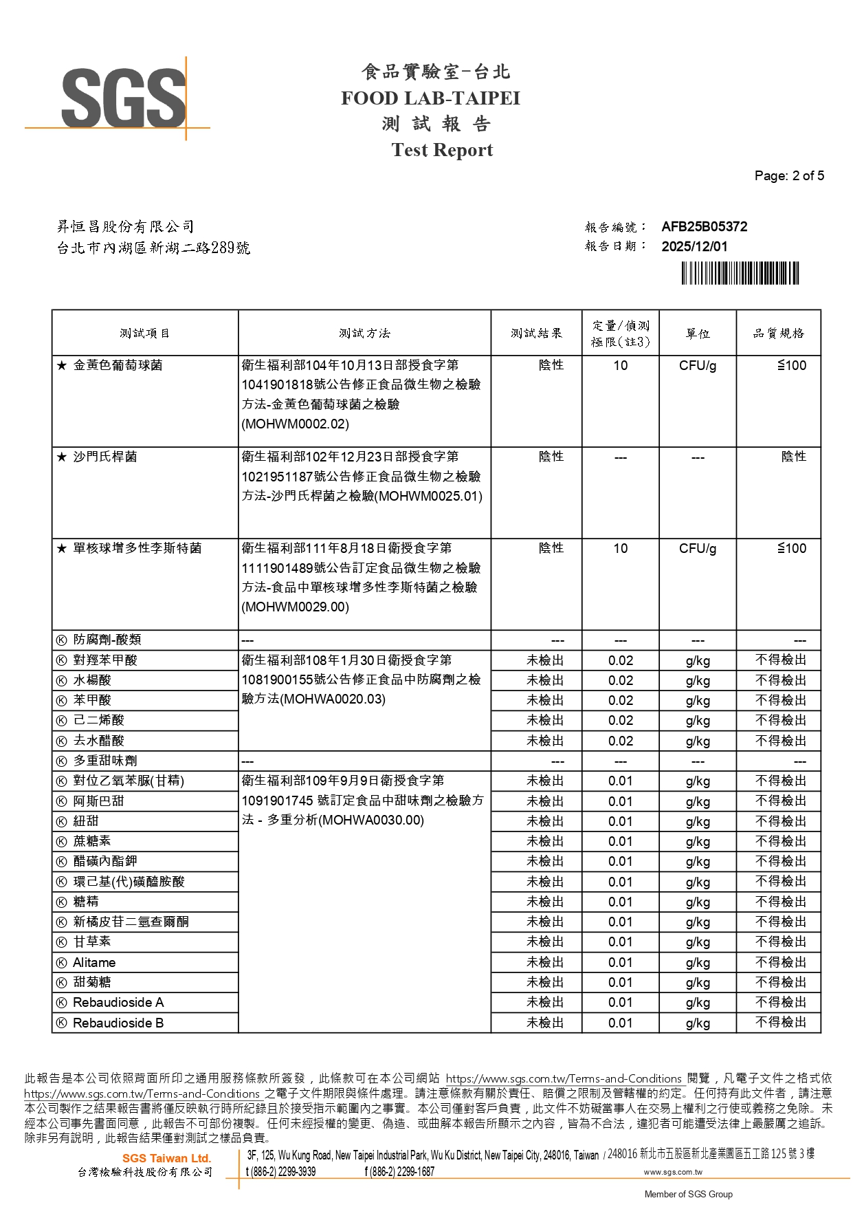 眼鏡伯芭樂乾檢驗報告2026